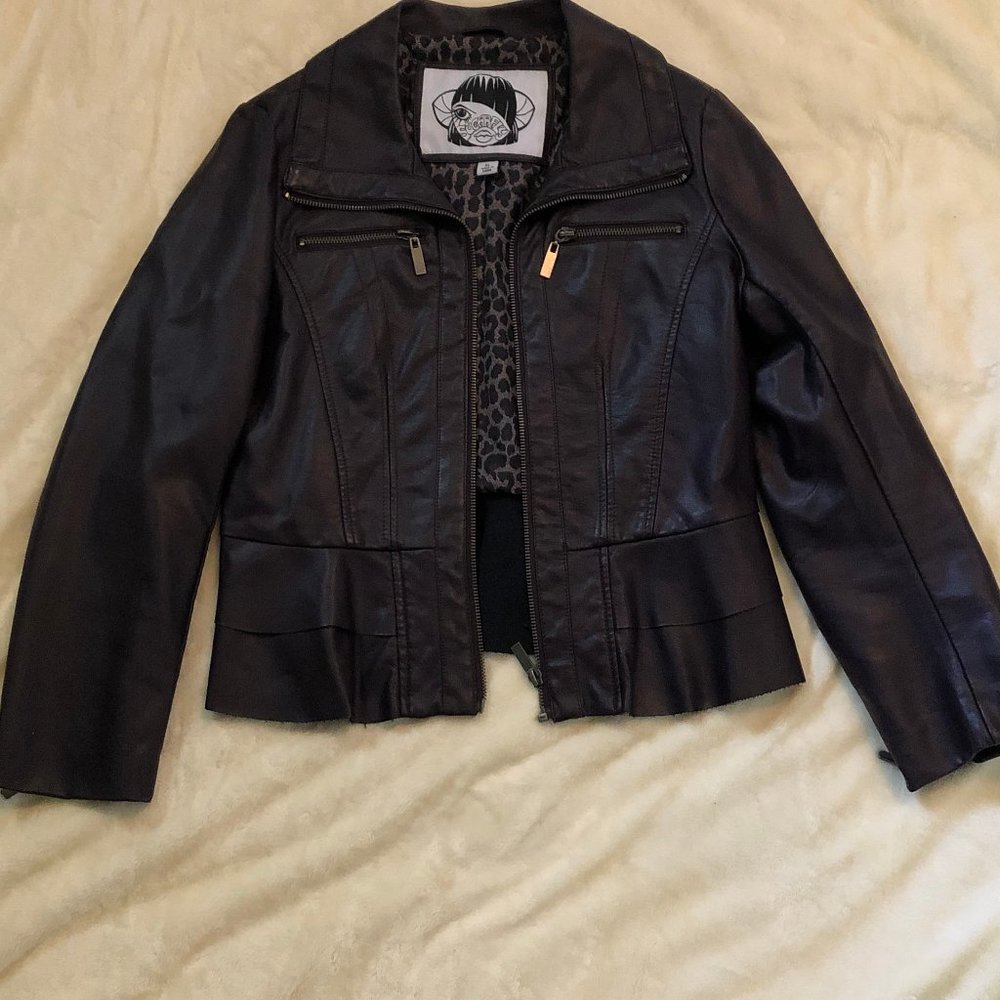 SugarFly faux leather jacket